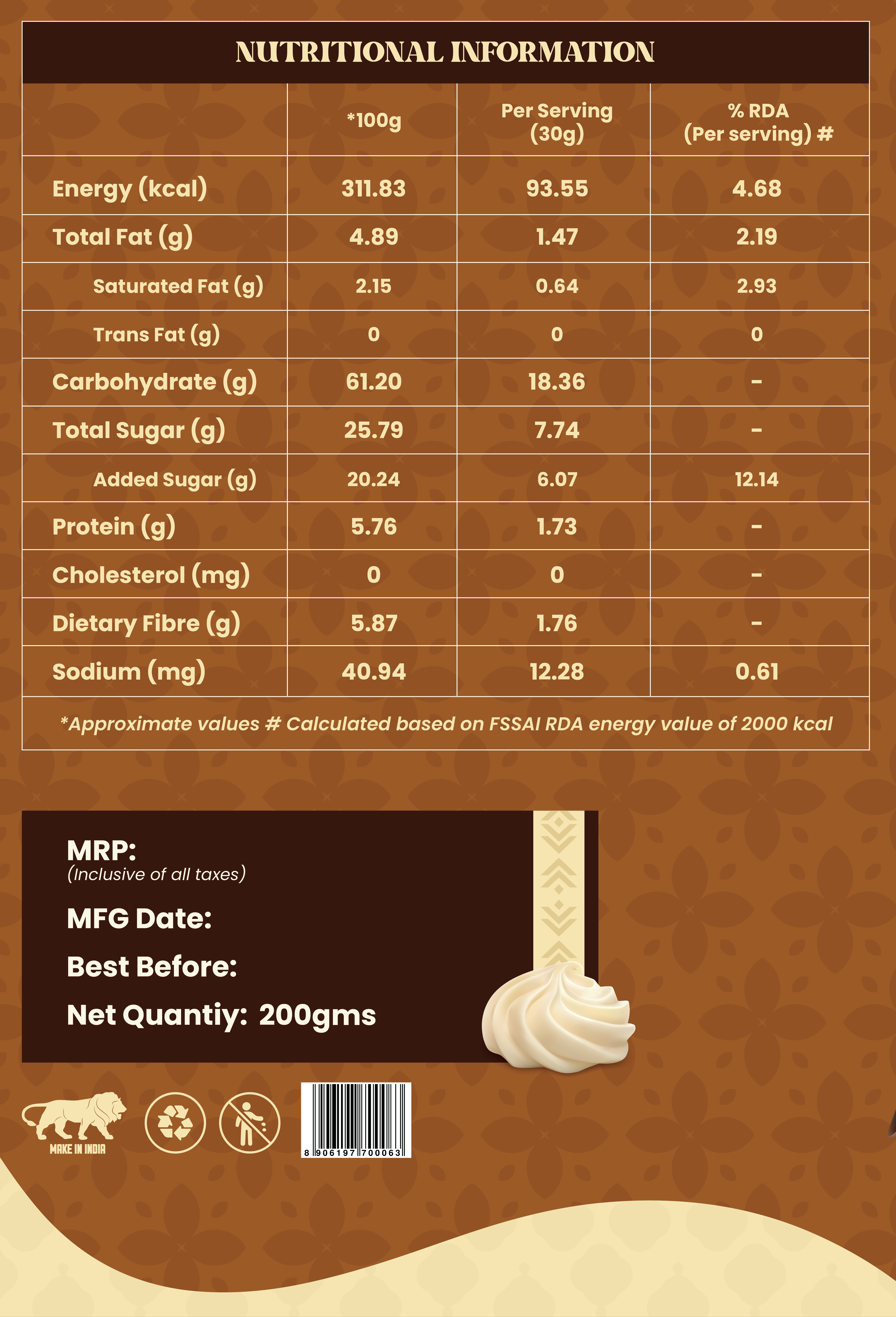 Cocoa Crunch 200g