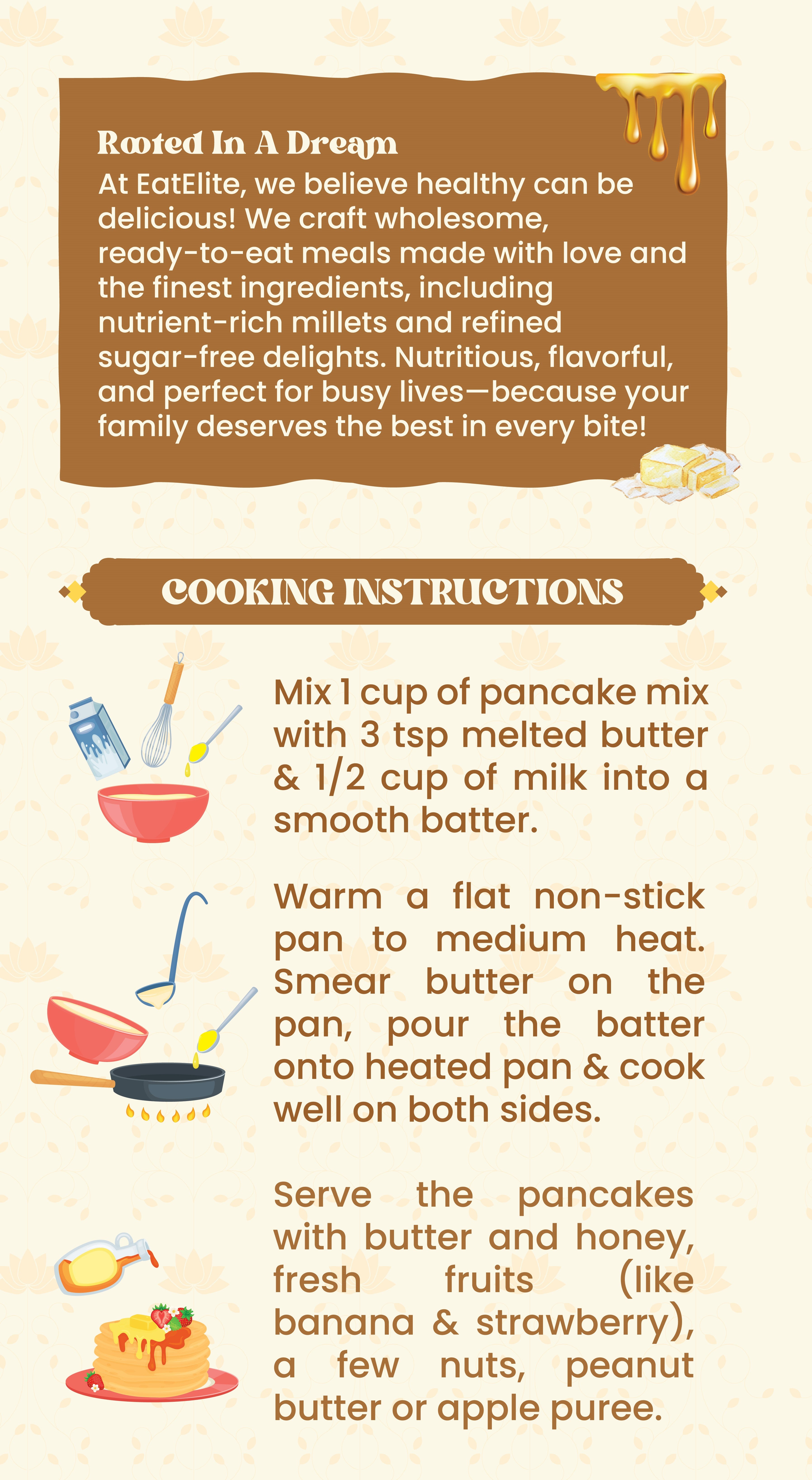 Vanilla Pancake Mix 200g