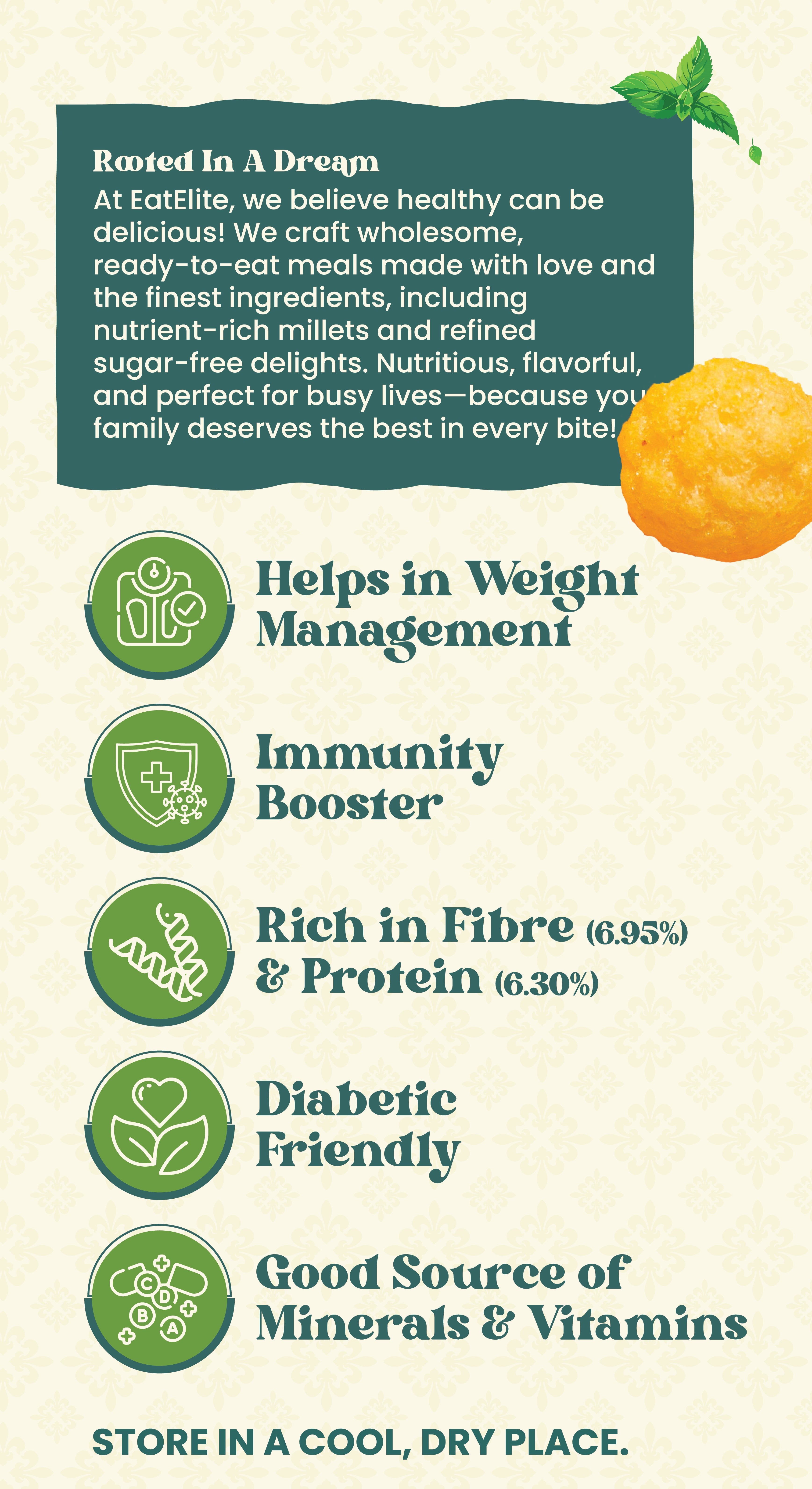 Multigrain Balls – Tangy Mint 40g