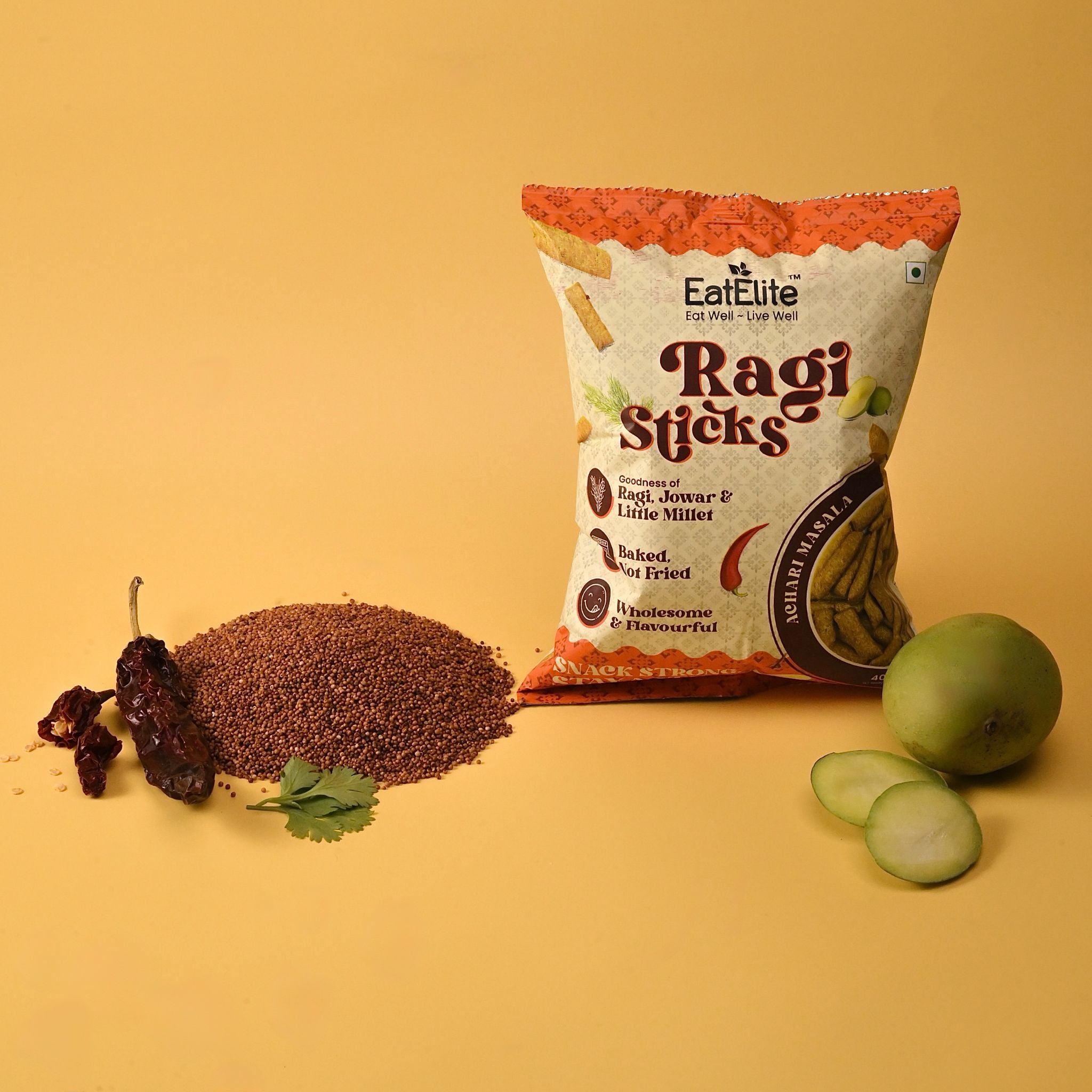 Ragi Sticks – Achari Masala 40g